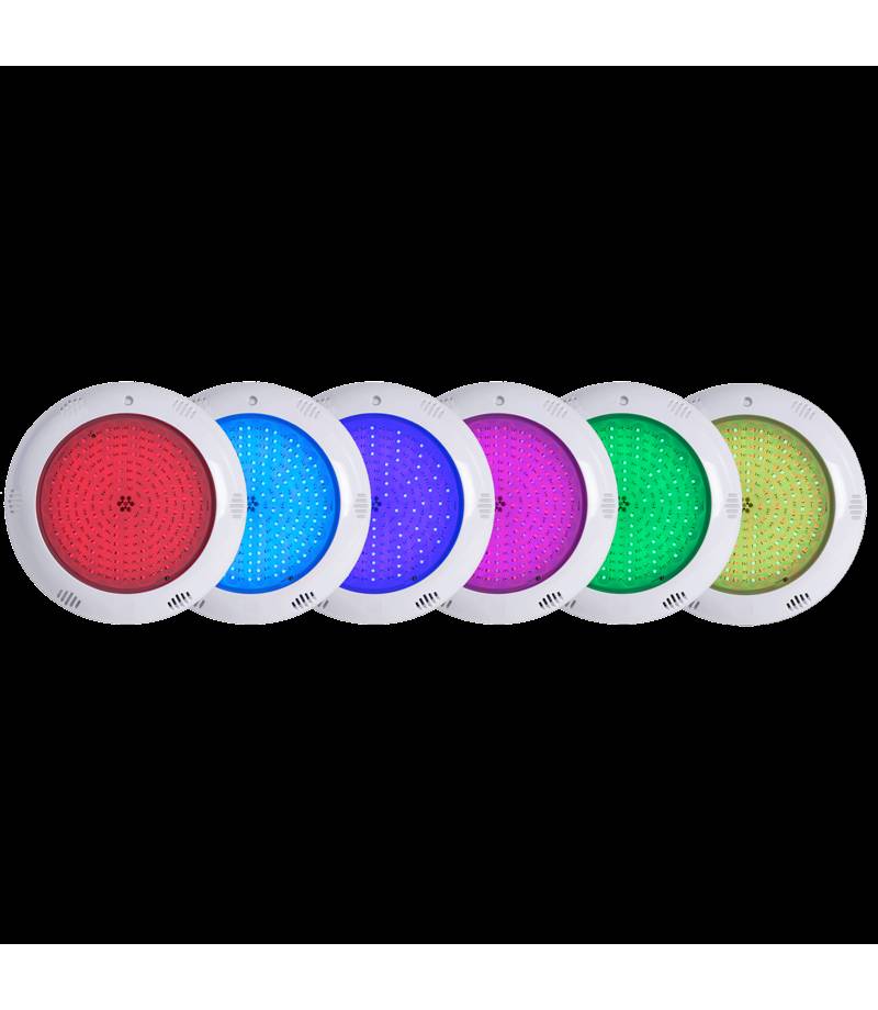 Proiector plat LED RGB 18W cu rama ABS pentru piscina - Hayward