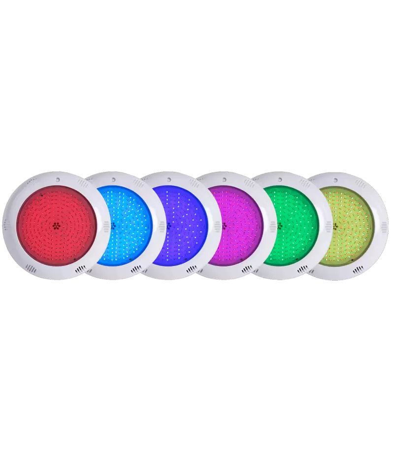 Proiector plat LED RGB 18W cu rama ABS pentru piscina - Hayward