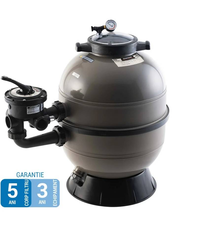Filtru piscina Advanced PRO-HI Side D600 - 14 m3/h - vana laterala - conexiuni 1.5" - Hayward