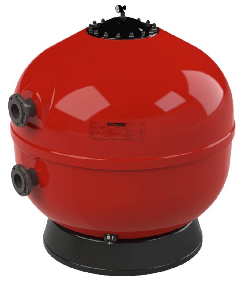 Filtru Vesubio Side 43mc/h Ø 1050 mm fara vana laterala conexiune 75mm-AstralPool*