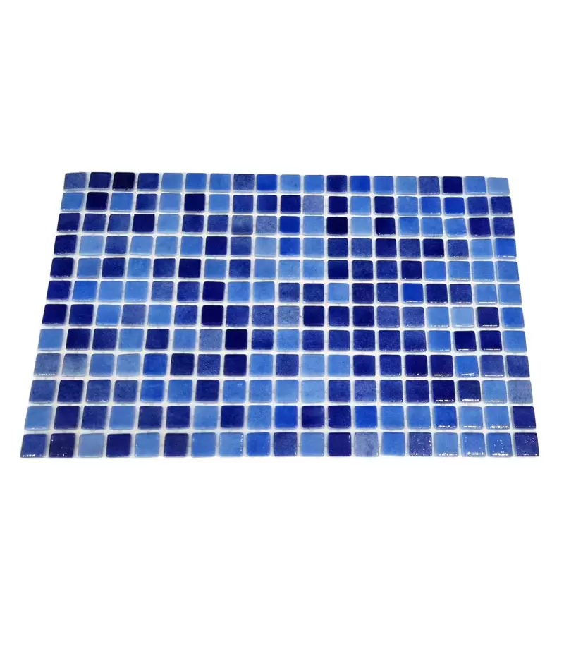 Mozaic din sticla Niebla Mix3 suport polybond, 2.5 x 2.5 cm