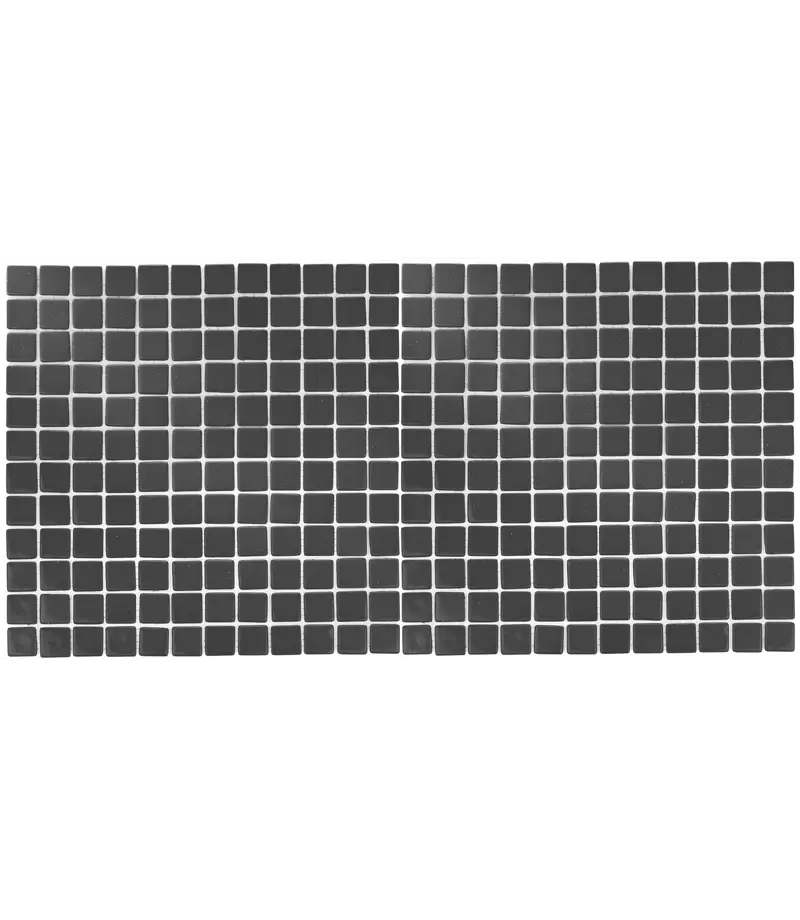 Mozaic din sticla Dark Grey suport polybond, 2.5 x 2.5 cm