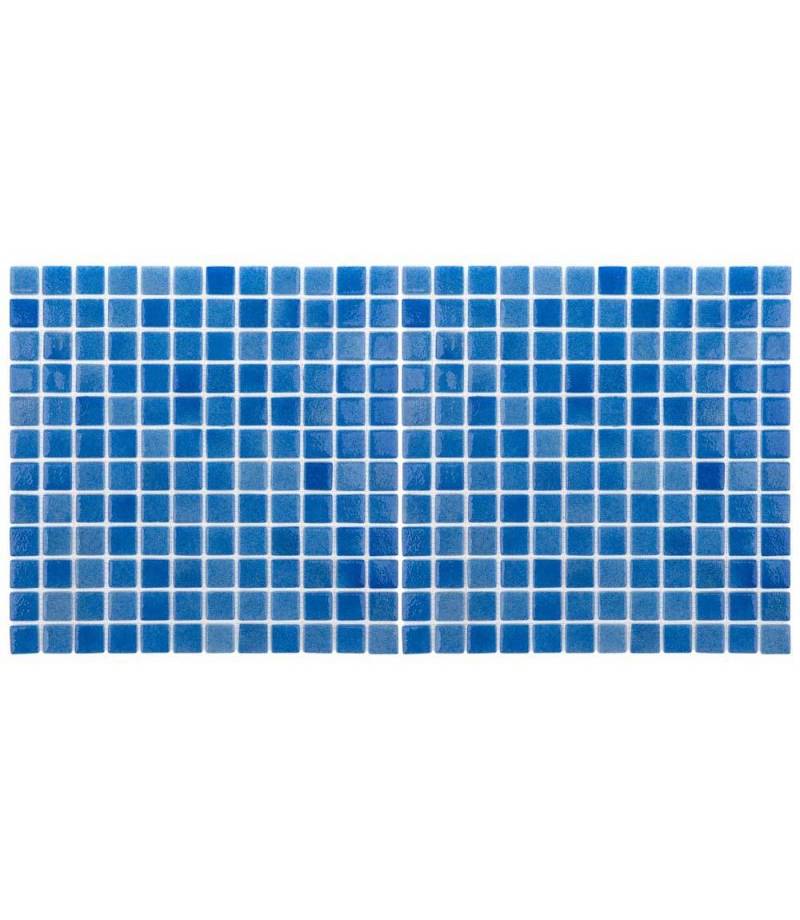Mozaic din sticla Niebla Celeste suport polybond, 2.5 x 2.5 cm
