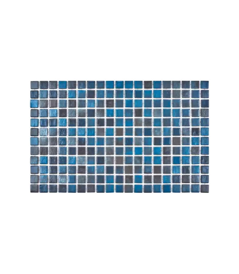 Mozaic din sticla Marin suport polybond, 2.5 x 2.5 cm