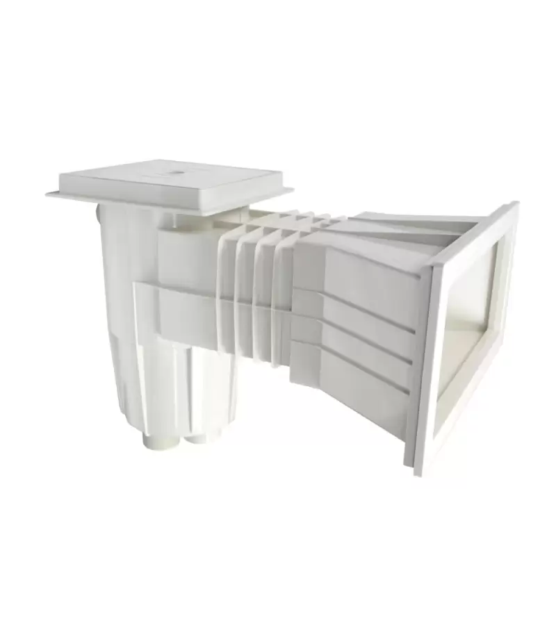 Skimmer 15L cu deschidere larga cu insertii capac patrat pentru liner - AstralPool