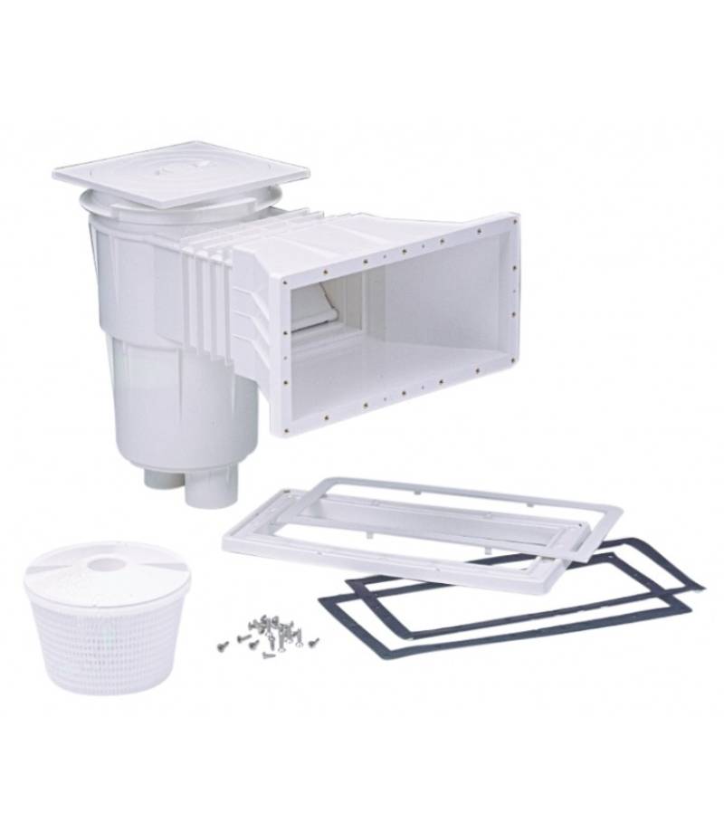 Skimmer 17.5L deschidere larga capac patrat si suruburi autofiletante pentru liner - AstralPool