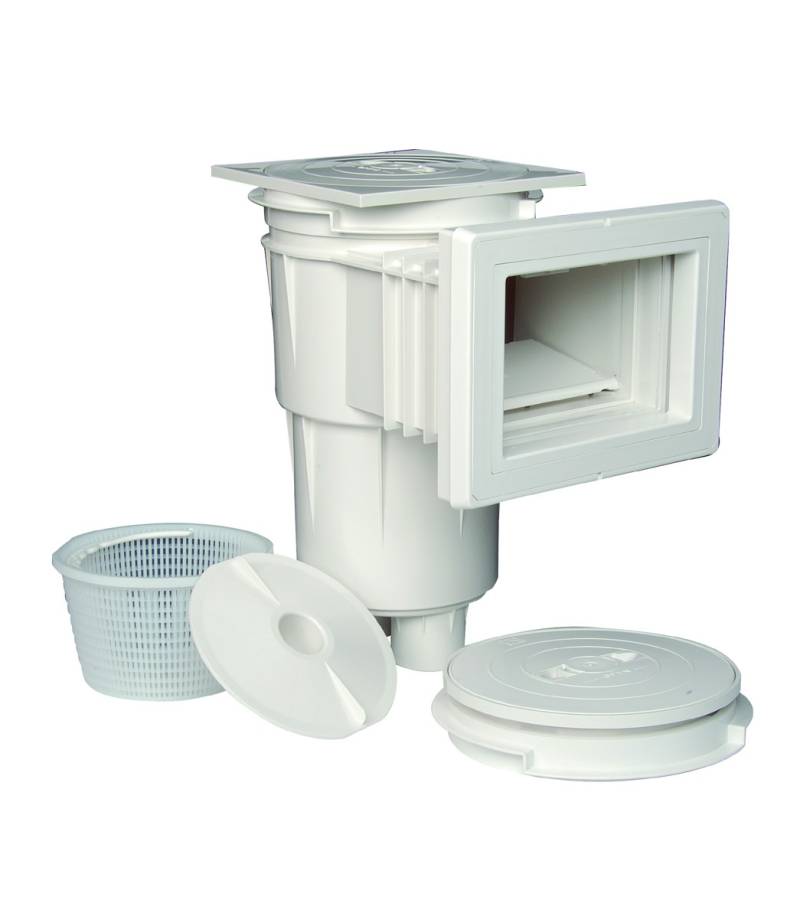 Skimmer 17.5L deschidere standard cu rama si capac patrat pentru beton - AstralPool
