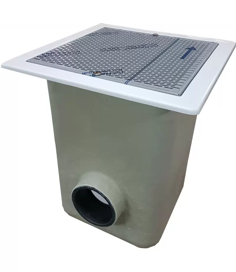 Sifon principal 512 mm x 512 mm, iesire 140 mm - AstralPool