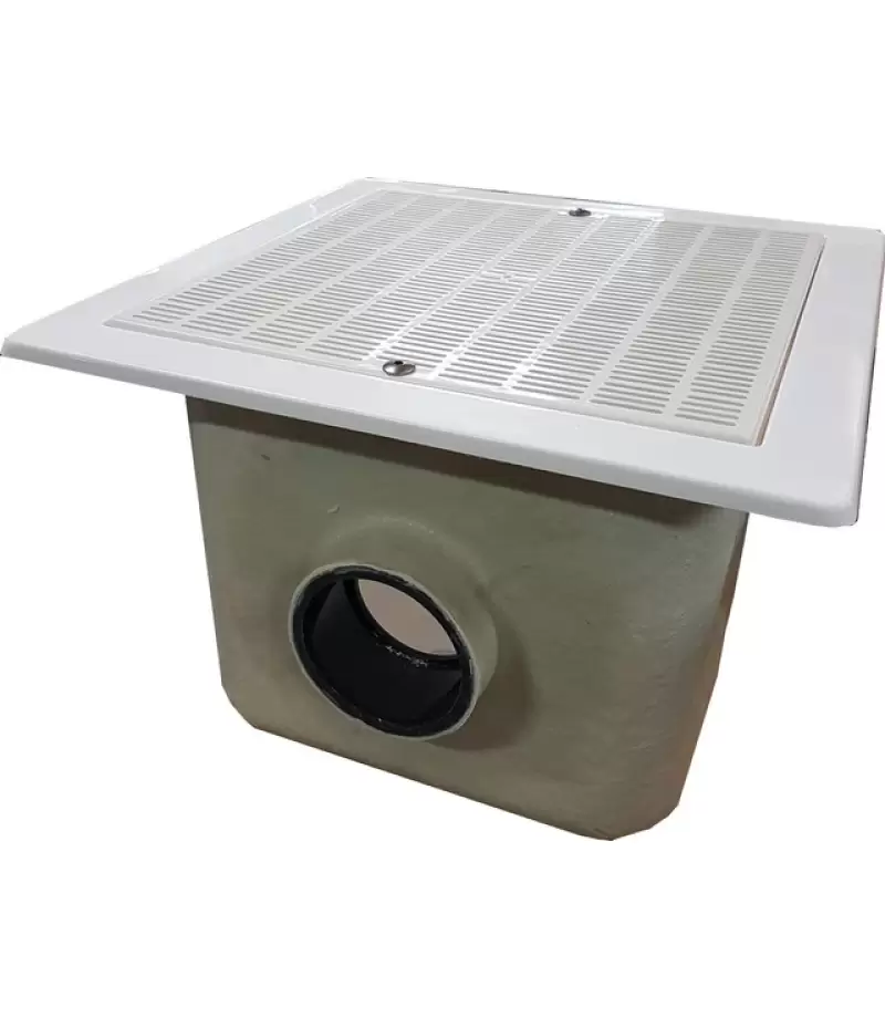 Sifon principal pentru pisicna cu gratar plastic iesire 75 mm - AstralPool