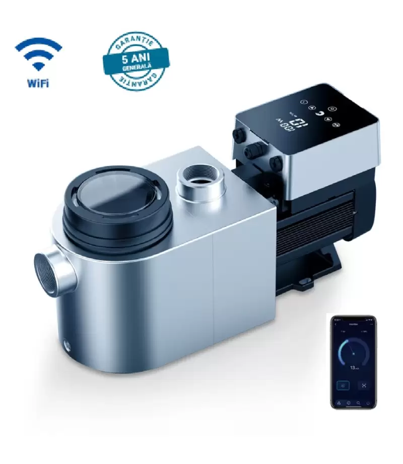 Pompa Inverpro WIFI IP20 full inverter 17.9mc/h 0.75kW 230V-AquaGem