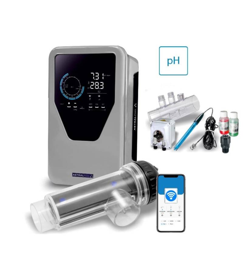 Electrolizor piscina Smart Next 30 g/h + pH 160 mc - AstralPool
