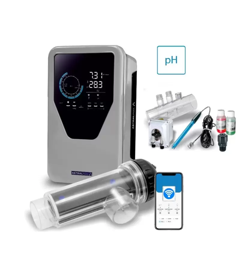 Electrolizor piscina Smart Next 7 g/h + pH 40 mc - AstralPool