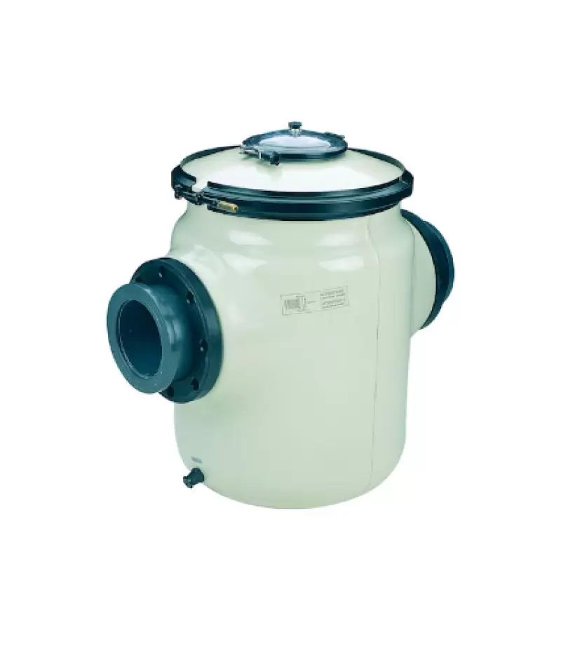 Prefiltru 60 l din poliester si fibra de sticla, cu capac transparent, conexiuni Ø 160 mm, 118 m3/h - AstralPool