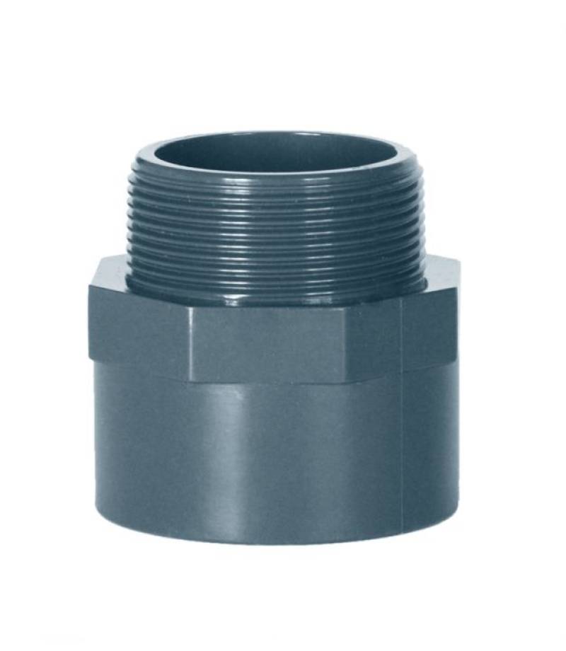 Niplu mixt PVC-U D63 x 2" Fe - Astralpool