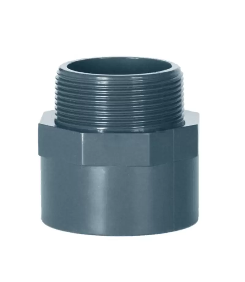 Niplu mixt PVC-U D50 x 1½" Fe - Cepex