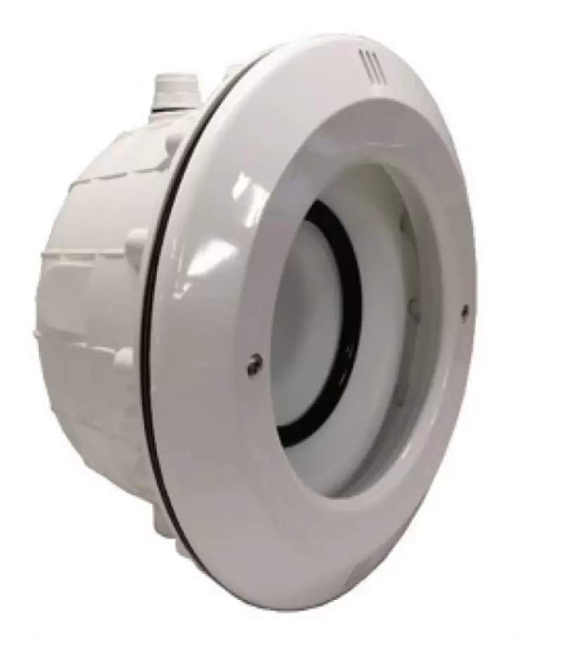 Carcasa alba cu rama pentru bec si nisa pentru piscina prefabricata cu liner   - AstralPool