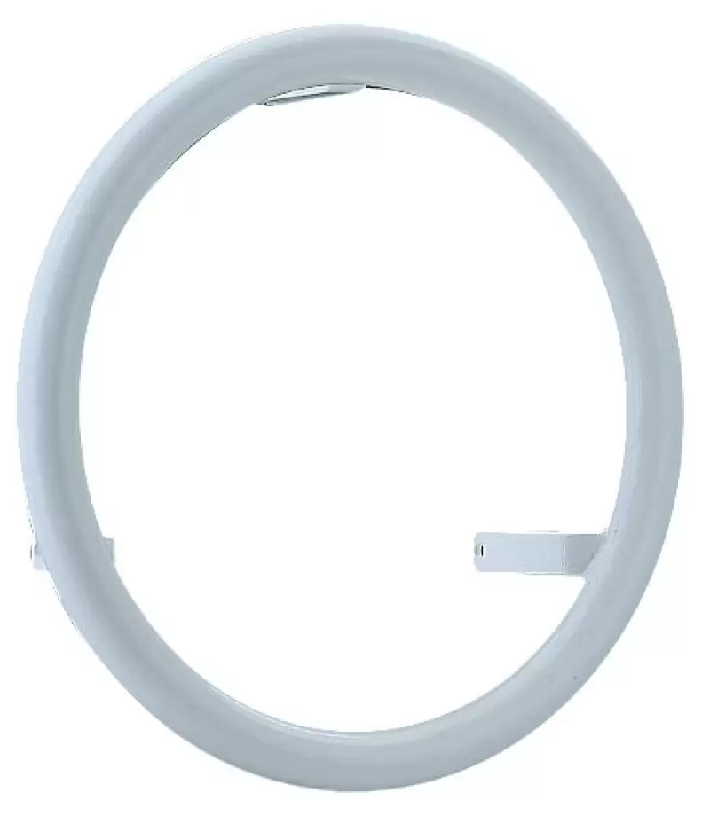 Maner rotund din otel inox vopsit in alb  - AstralPool