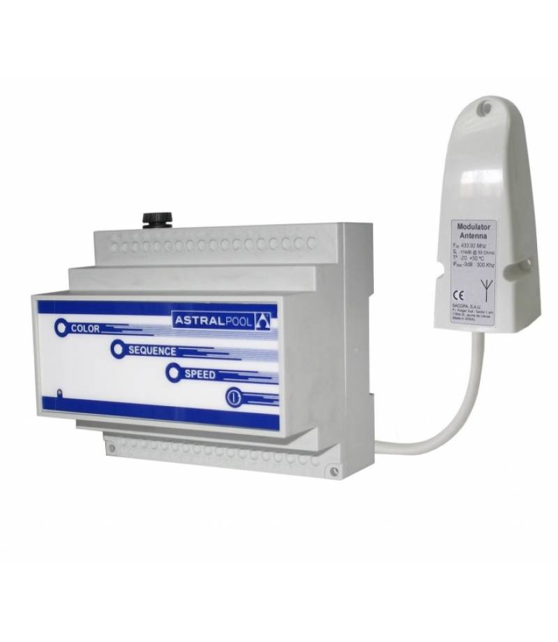 Modulator LumiPlus RGB + antena RF Sarcina maxima 900 VA  - AstralPool