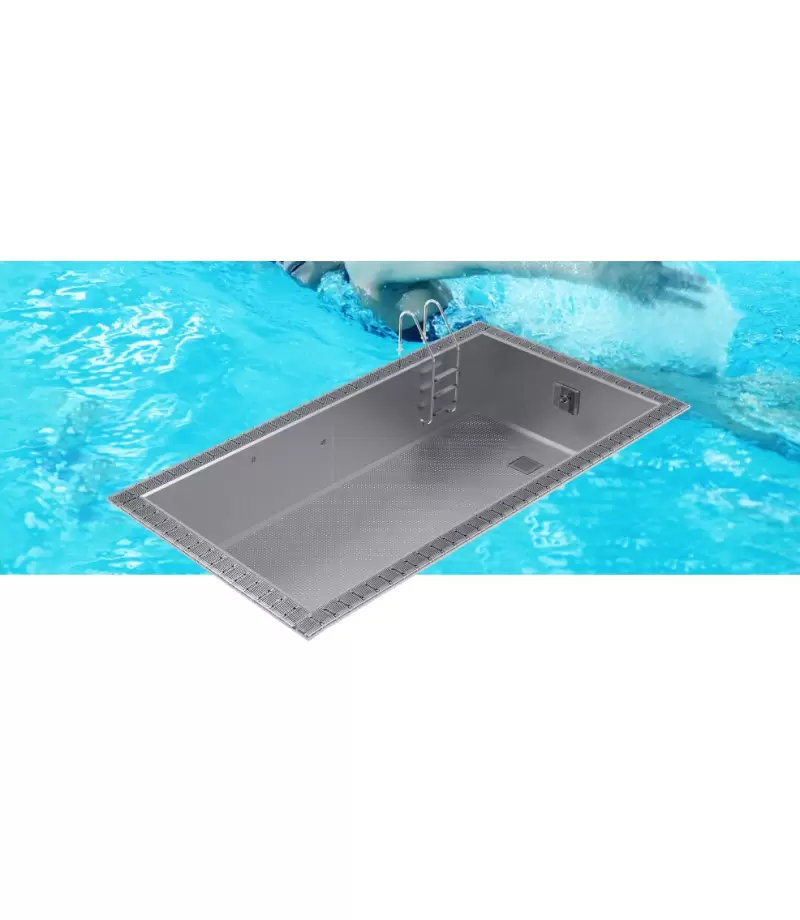 Piscina din inox cu overflow SPORT 5x3x1,2m - AstralPool
