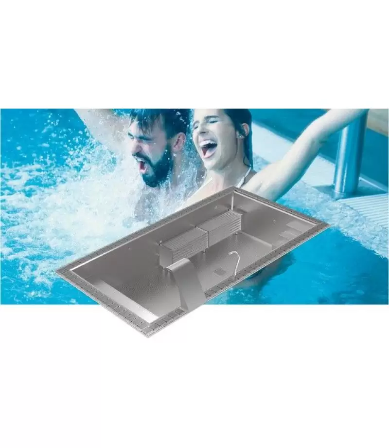 Piscina din inox cu skimmere WELLNESS 5x3x1.2m - AstralPool