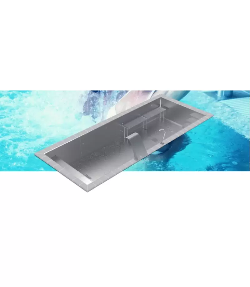 Piscina din inox cu skimmere WELLNESS 9x3x1.2m - AstralPool