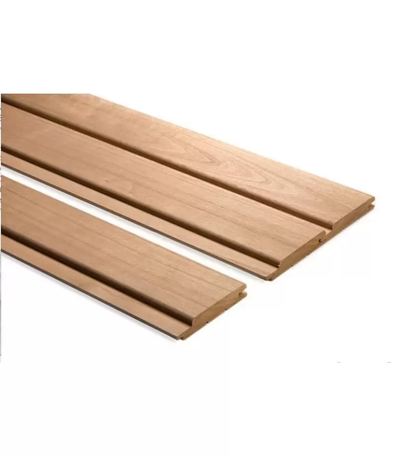 Lambriu sauna din Termo Plop 15x90 mm - 2100 mm (pachet 12.6 ml)- SPAZONE
