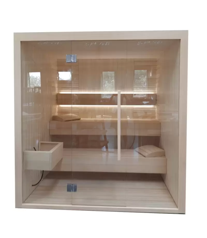 Sauna uscata modulara SELECT SOFT 1.94 x 1.54 x 2.1 m din Aspen - AstralPool