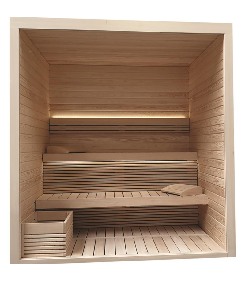 Sauna uscata modulara SELECT PLUS 1.94 x 1.54 x 2.1 m din Pin alb - AstralPool