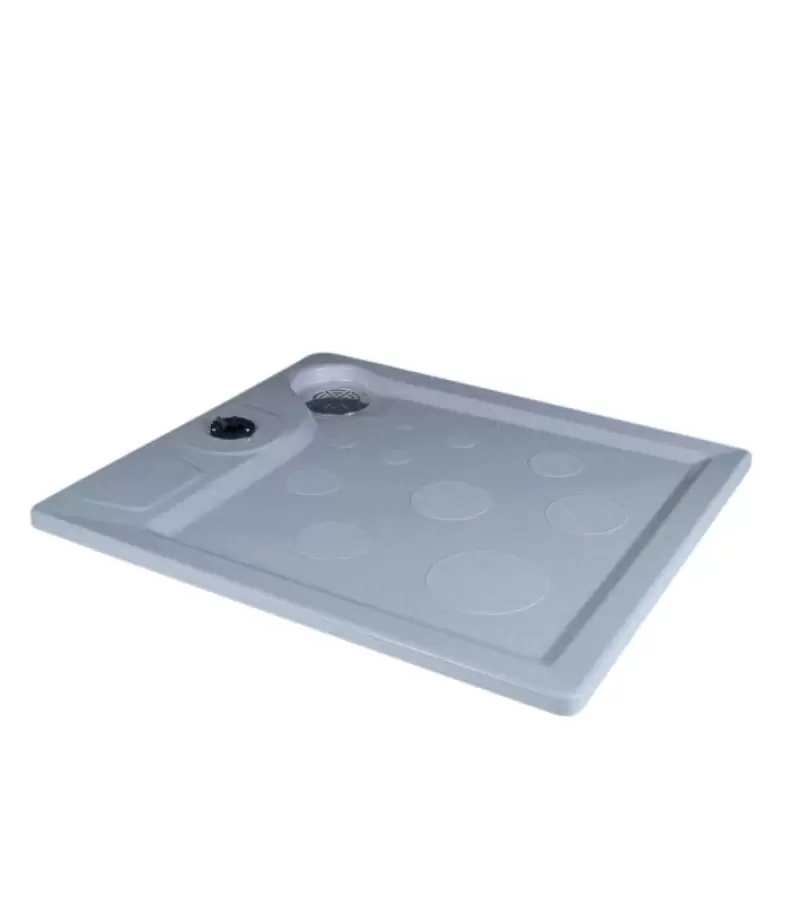 Tava model Relax pentru dus Angel 80 x 90 cm cu ancora Ø 43 mm - AstralPool