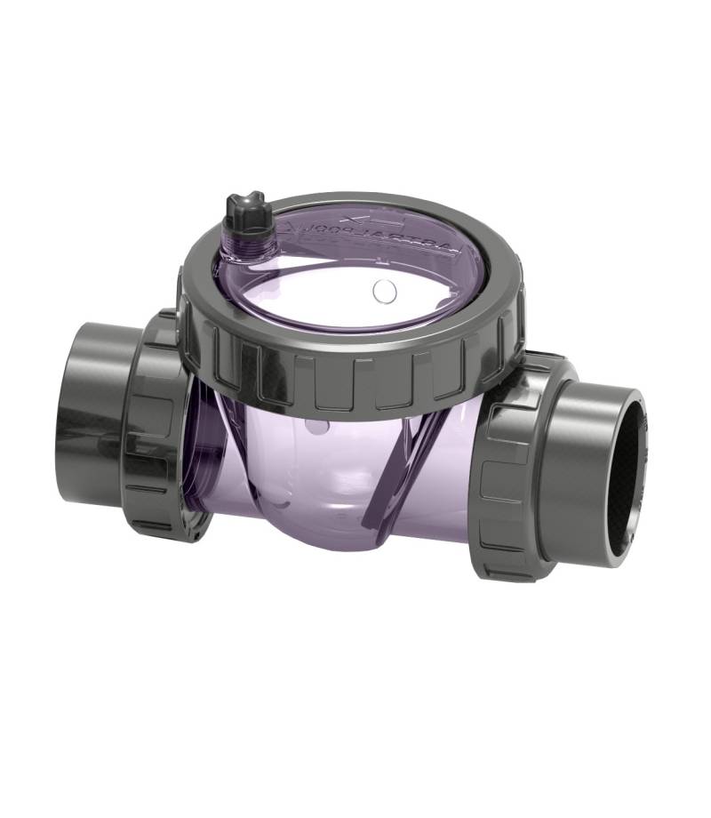 Clapeta de sens cu arc si corp transparent PVC-U D50 mm - AstralPool