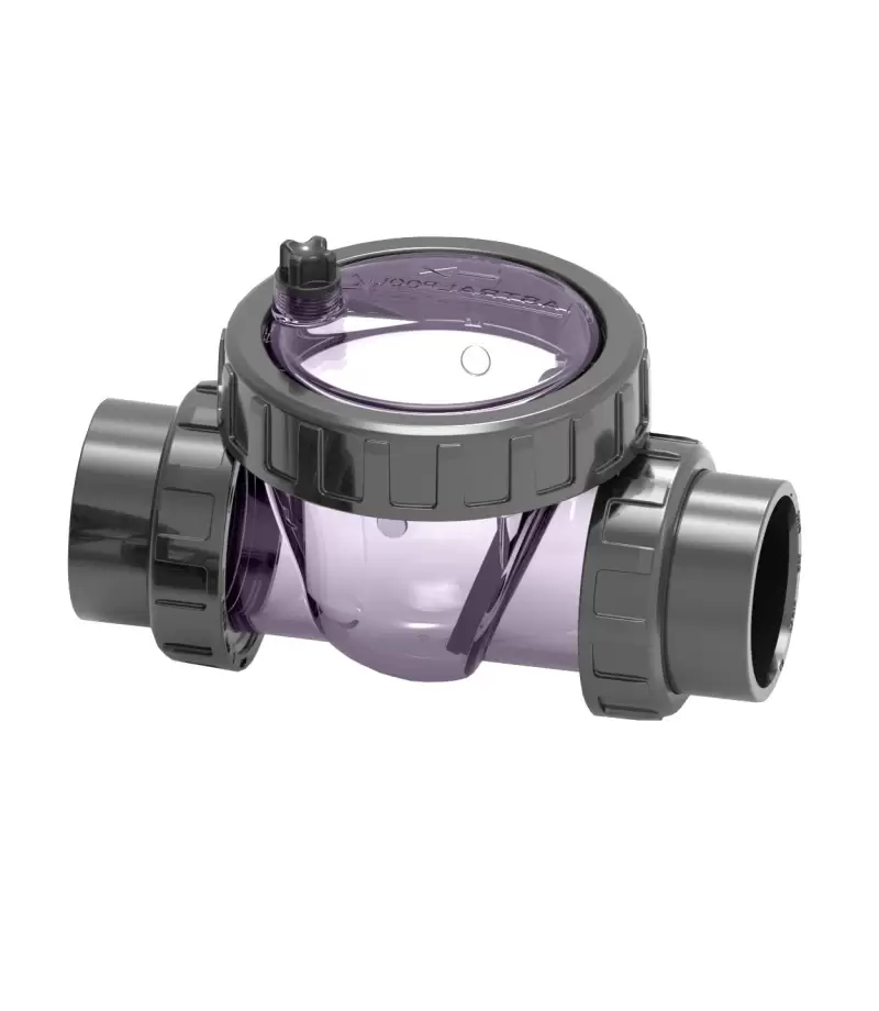 Clapeta de sens cu arc si corp transparent PVC-U D50 mm - AstralPool