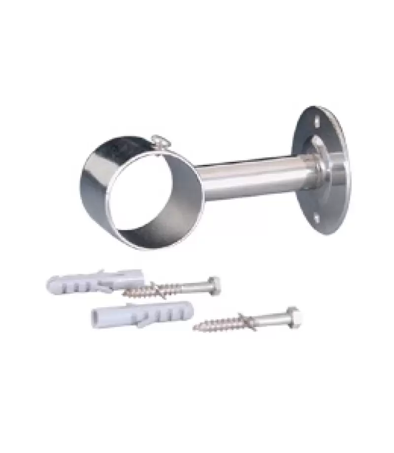 Suport deschis drept din Inox AISI316 d43mm cu flansa- Astralpool