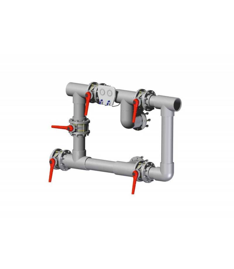 Baterie manifold D200 neasamblata pentru piscina - Hayward
