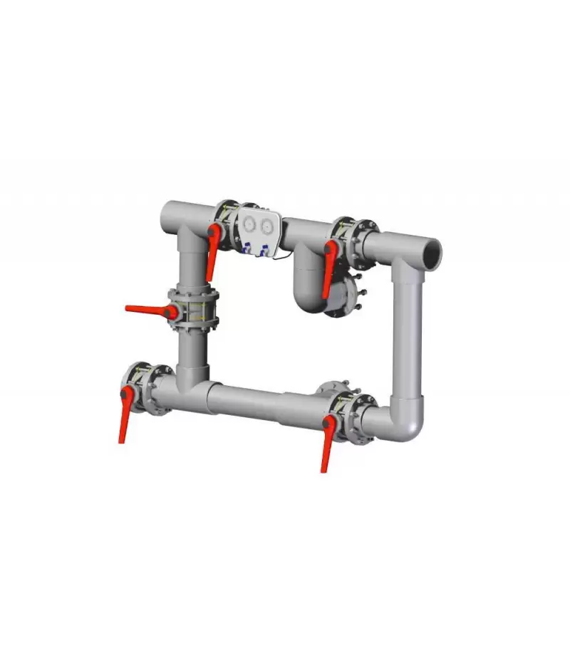 Baterie manifold D63 neasamblata pentru piscina - Hayward