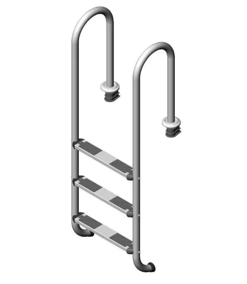 Scara Muro pentru piscina din INOX 316 cu 2 trepte Lux-AstralPool