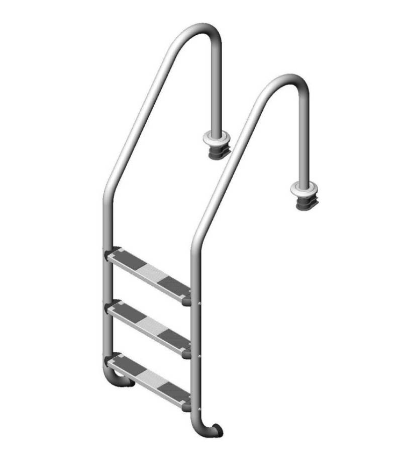 Scara piscina STANDARD din INOX 316 cu 2 trepte Lux - AstralPool