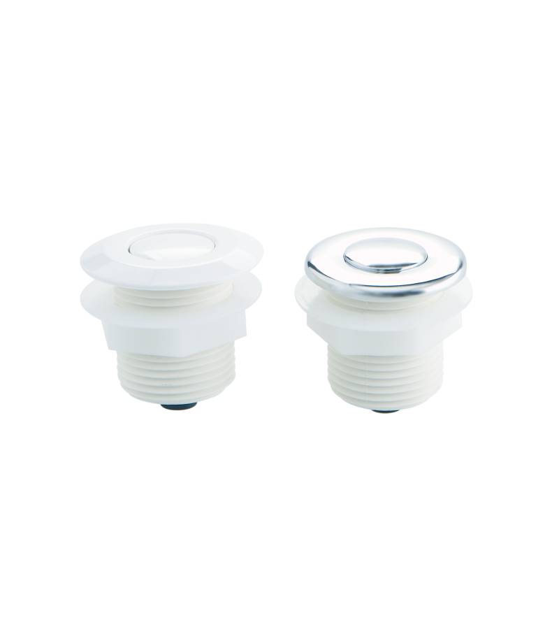 Buton pneumatic panou frontal placat cu crom - AstralPool