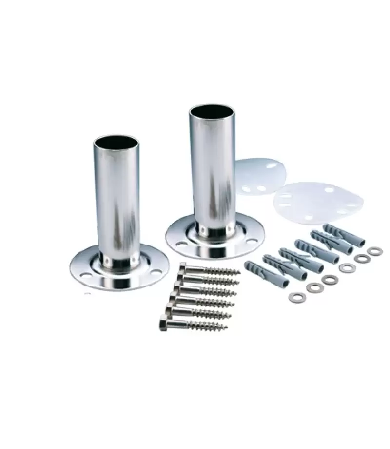 Set fixare Inox d43mm cu flanse pentru scara piscina - Astralpool