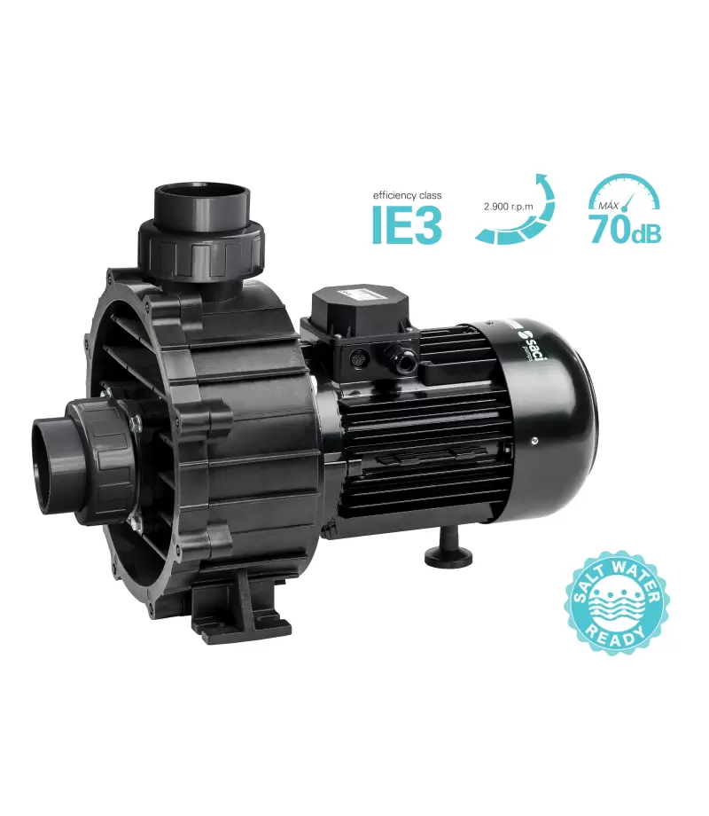 Pompa fara prefiltru Bravus 300T 47m³/h H=10m 3 CP 400V IE3 - SACI