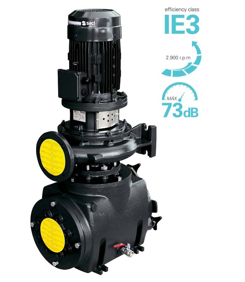 Pompa verticala CF-2 400 59m³/h H=10m 4CP 400V IE3 - SACI