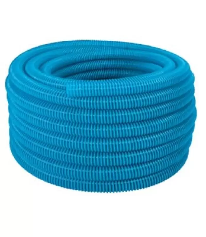 Furtun albastru transparent plutitor pentru aspirare piscina Ø38 lungime 30m - AstralPool