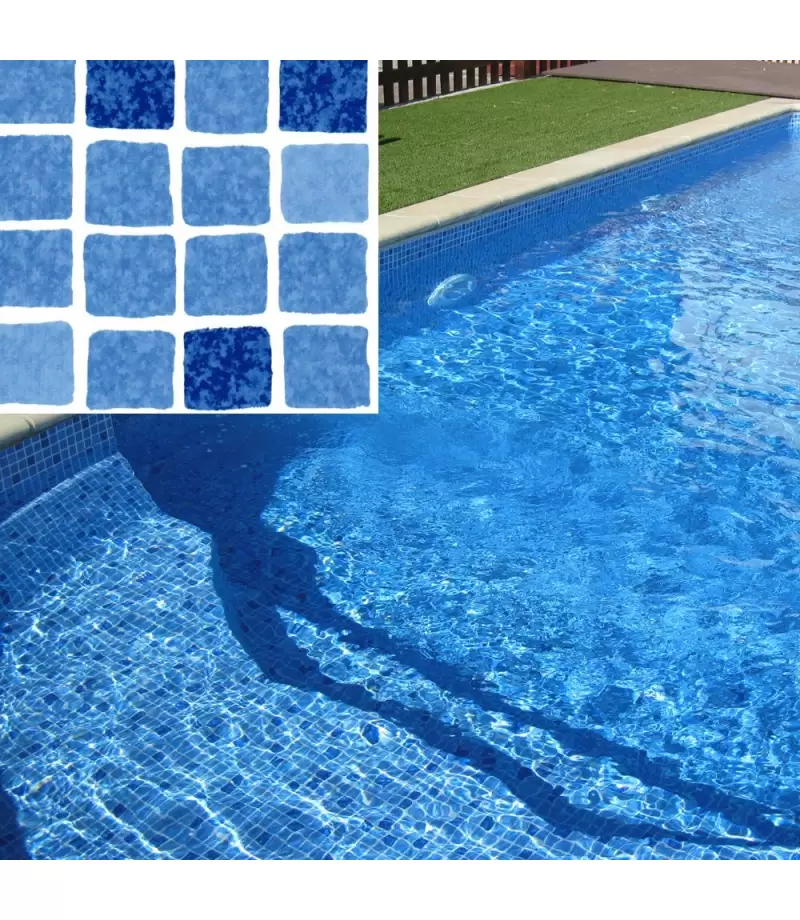 Liner piscina antiderapant MOSAIC BLUE 1.5mm - ELBEblue Line