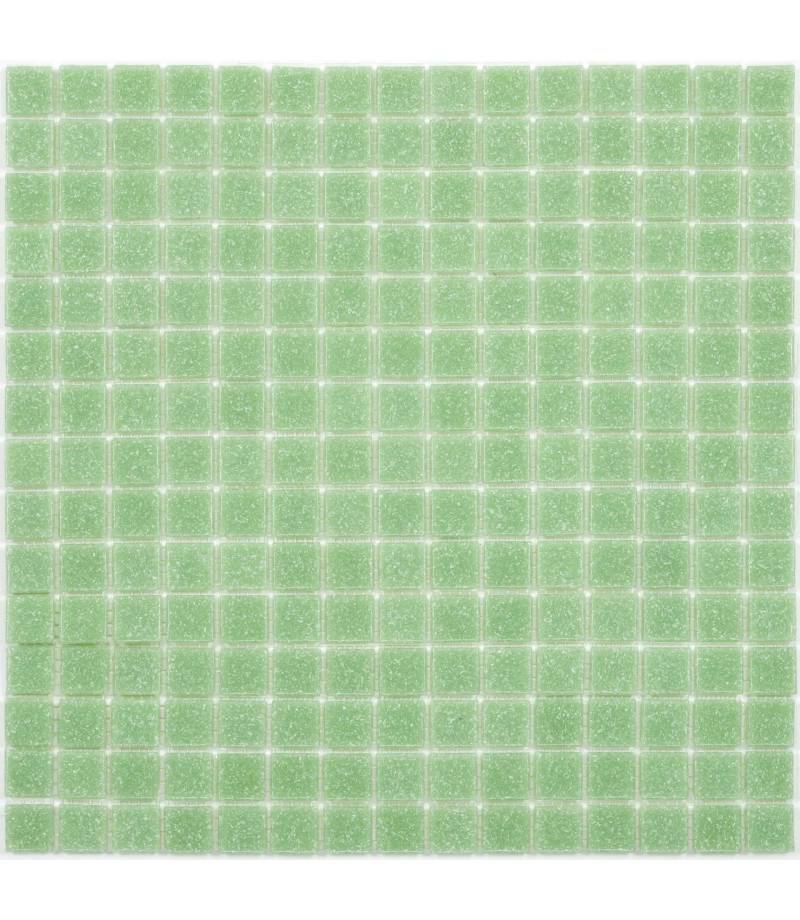 Mozaic din sticla verde deschis 2 x 2 cm - V46