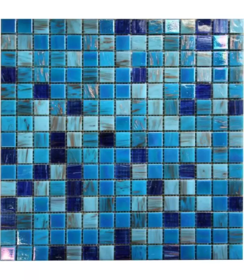 Mozaic din sticla  2 x 2 cm - POOL1