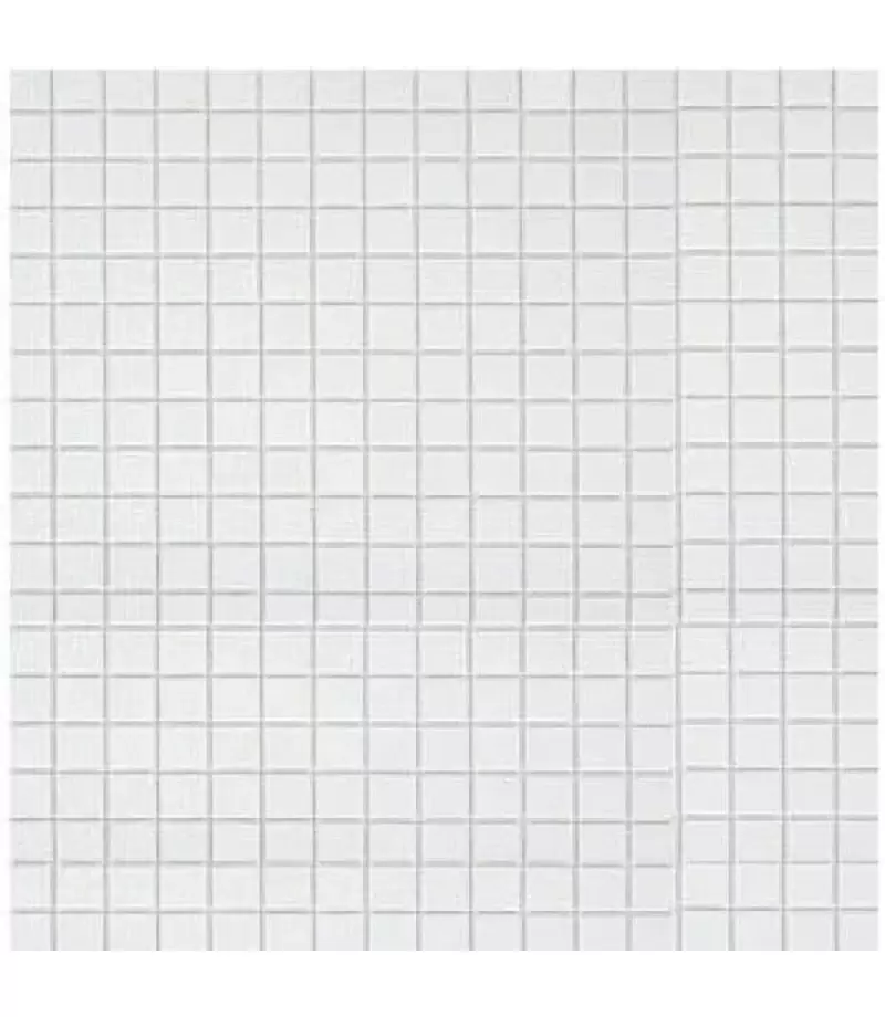 Mozaic din sticla  alb 2 x 2 cm - V11