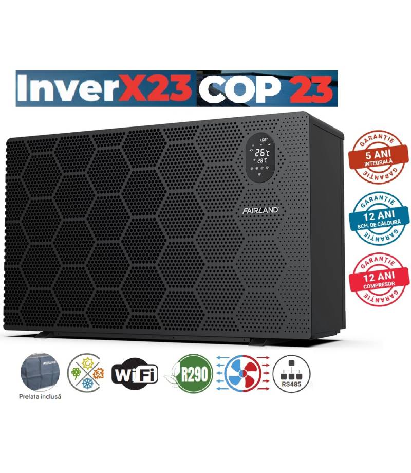 Pompa de caldura Full-Inverter InverX23 - 33CPT 33Kw 400V - Fairland