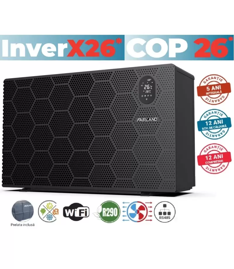 Pompa de caldura Full-Inverter InverX26 - 41CPT 41Kw 400V - Fairland