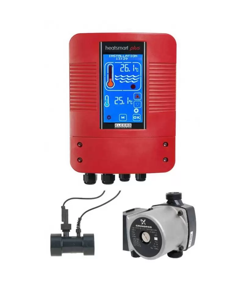 Panou de control  pentru schimbator de caldura - HeatSmart Plus + pompa Grundfos