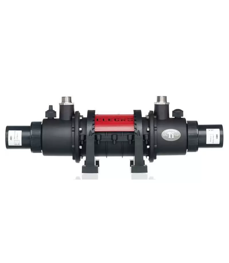 Schimbator de caldura din titan SST (Shell & Spiral Tube) 36KW (123K BTU) pentru piscina - Elecro Engineering