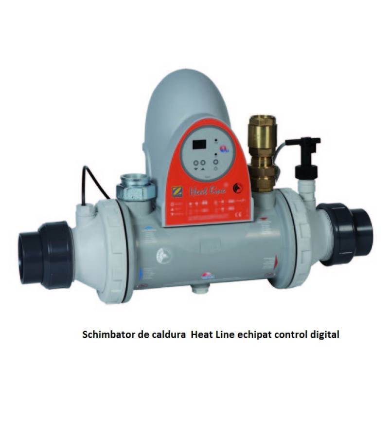 Schimbator de caldura din titan echipat Heat Line 40 kW - Zodiac